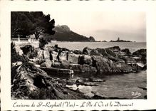 CPSM Environs de St Raphael Var L'Ile d'Or et le Dramont 