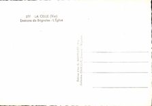 CPSM La Celle Var Environs de Brignoles L'Eglise