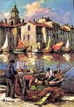 CPSM La Cote D'Azur inoubliable St Tropez Le Port des Pecheurs 