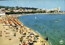 CPSM La Cote D'Azur Ste Maxime sur Mer Var La Plage 