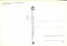 CPSM La Cote D'Azur Le Lavandou Var Vue sur le Port