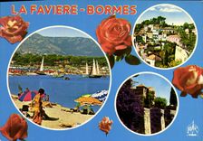CPSM La Cote D'Azur Bormes les Mimosas Var La Faviere 