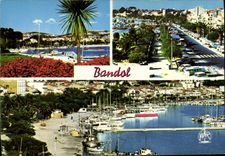 CPSM Bandol Var Vue generale Le Port Le Quai 