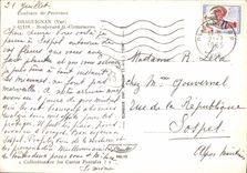 CPSM Draguignan Var Boulevard G Clemenceau