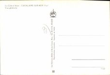 CPSM La Cote D'Azur Cavalaire sur Mer Var Vue generale