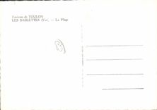 CPSM Environs de Toulon Les Sablettes Var La Plage 