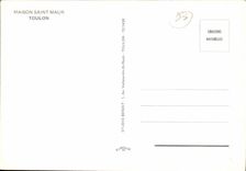 CPSM Maison St Maur Toulon 