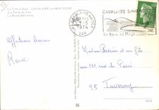 CPSM La Cote D'Azur Cavalaire sur Mer La Perle du Var La Route Nationale