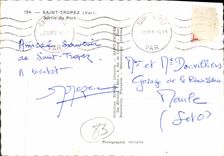 CPSM St Tropez Var Sortie du Port 