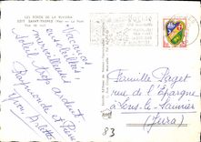 CPSM St Tropez Var Le Port Vue de nuit