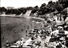 CPSM La Cote D'Azur Bandol Var Plage Rene Gros 
