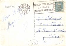 CPSM Toulon Var Port marchand 