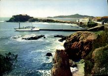 CPSM La Cote D'Azur miracle de la nature Presqu'ile de Giens Var Port de la Tour Fondue 