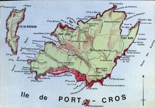 CPSM Iles D'Hyeres Port Gros 