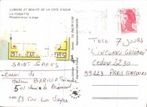 CPSM La Fossette Perspective su la Plage 