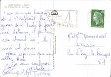 CPSM St Raphael Frejus Vue d'Ensemble de la Plage 