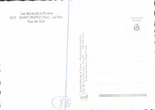 CPSM St Tropez Var Le Port Vue de nuit