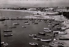 CPSM La Cote D'Azur Frejus Plage et le Port de St Raphael 