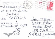 CPSM Le Pellerin L Atl Le Bac sur la Loire L'Eglise Vues aeriennes