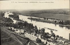 CPA Environs de Rouen Bonsecours vue sur la Valle de la Seine 