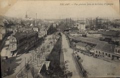 CPA Fecamp vue generale prise de la Caisse d'Epargne 