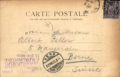 CPA Le Havre Musee bibliotheque 