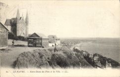 CPA Le Havre Notre Dame des Flots et la Ville 