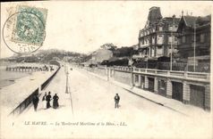 CPA Le Havre le boulevard Maritime et la Heve 
