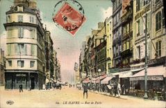 CPA Le Havre rue de Paris 
