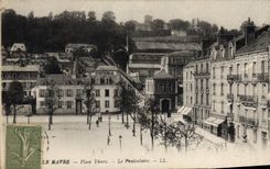 CPA le Havre place Thiers le Funiculaire 