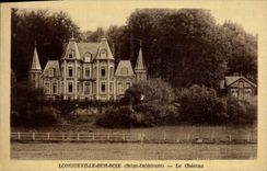 CPA Longueville sur Soie Seine Inferieure le chateau 