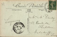 CPA Saint Valery en caux chateau Trompette et le port 