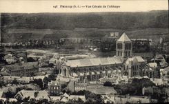 CPA Fecamp S I vue Gerale de l'Abbaye 