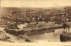 CPA Fecamp vue generale et avant port 