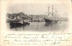 CPA Le Havre l'Avant port au moment de la Maree 