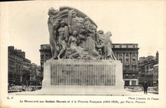 CPA le monument aux Soldats Havrais et a la Victoire Francaise 1914 1918 par Pierre Poisson 
