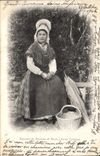 CPA Paysanne des Environs de Rouen Ancien Costume 
