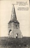 CPA Seine interieure St Valery en Caux Ruines d'une ancienne Chapelle sur la falaise 