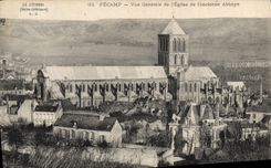 CPA Le Littortal Fecamp Vue Generale de l'Eglise de l'ancienne Abbaye 