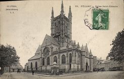 CPA Fecamp Eglise Saint Etienne 