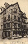 CPA Rouen Auberge de France Place du Vieux Marche 
