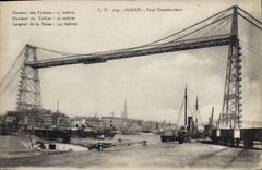 CPA Rouen Pont Transbordeur 