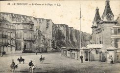 CPA Le Treport Le Casino et la Plage 
