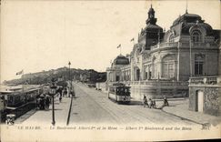 CPA Havre Le Boulevard Albert I et la Heve 