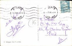 CPA Dieppe Les Tourelles 