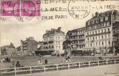 CPA Dieppe Boulevard de Verdun Les Hotels 