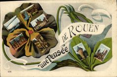 CPA De Rouen Une Pensee 