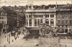 CPA Le Havre Place Gambetta et monument aux Morts de la Grande Guerre 