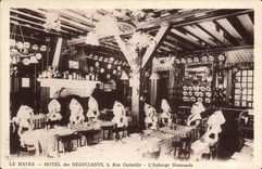 CPA Le Havre Hotel des Negociants Rue Corneille l'Auberge Normande 