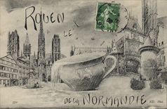 CPA Rouen le pôt de chambre De la Normandie 